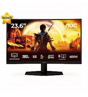 MONITOR TFT NOVO | AOC C24G42E CURVO | 24" FULLHD 180HZ 