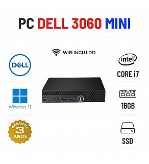 DELL OPTIPLEX 3060 MICRO/MINI | i7-8700 | 16GB RAM | 240GB SSD
