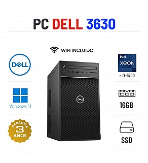 DELL PRECISION 3630 TOWER | XEON SUPERIOR A i7-9700 | 16GB RAM | 480GB SSD