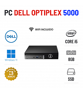 DELL OPTIPLEX 5000 MICRO/MINI | i5-12500T | 8GB RAM | 240GB SSD