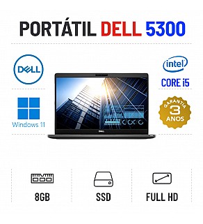 DELL LATITUDE 5300 | 13.3" FULLHD | i5-8365u | 8GB RAM | 240GB SSD