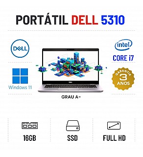 DELL LATITUDE 5310 | 13.3" FULLHD | I7-10610U | 16GB RAM | 240GB SSD