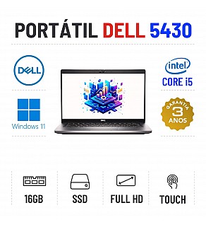 DELL LATITUDE 5430 | 14" TOUCH FULLHD | i5-1235U | 16GB RAM | 240GB SSD