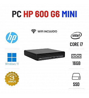 HP PRODESK 600 G6 MICRO/MINI | i7-10700T | 16GB RAM | 480GB SSD