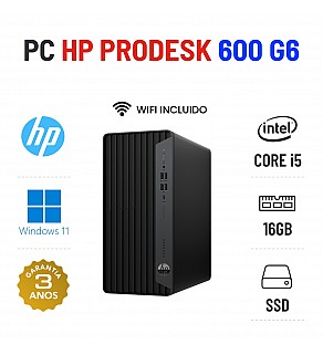 HP 600 G6 TOWER | i5-10400F | 16GB RAM | 240GB SSD