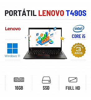 LENOVO THINKPAD T490s | 14'' FULLHD | i5-8265U | 16GB RAM | 240GB SSD