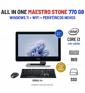 ALL-IN-ONE STONE MAESTRO 770 G8 | i3-8100 = I5-6600 | 8GB RAM | 480GB SSD