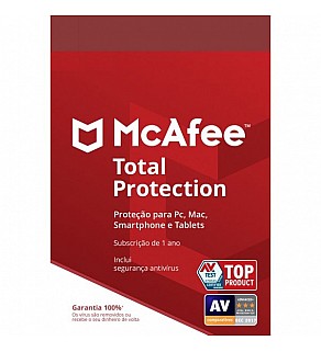 ANTIVIRUS MCAFEE PROTECAO TOTAL - 4 ANOS